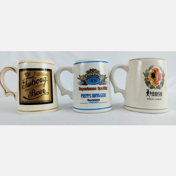 Vint 5 Tankards World's Great Breweries Mini EUC - Picture 8 of 8